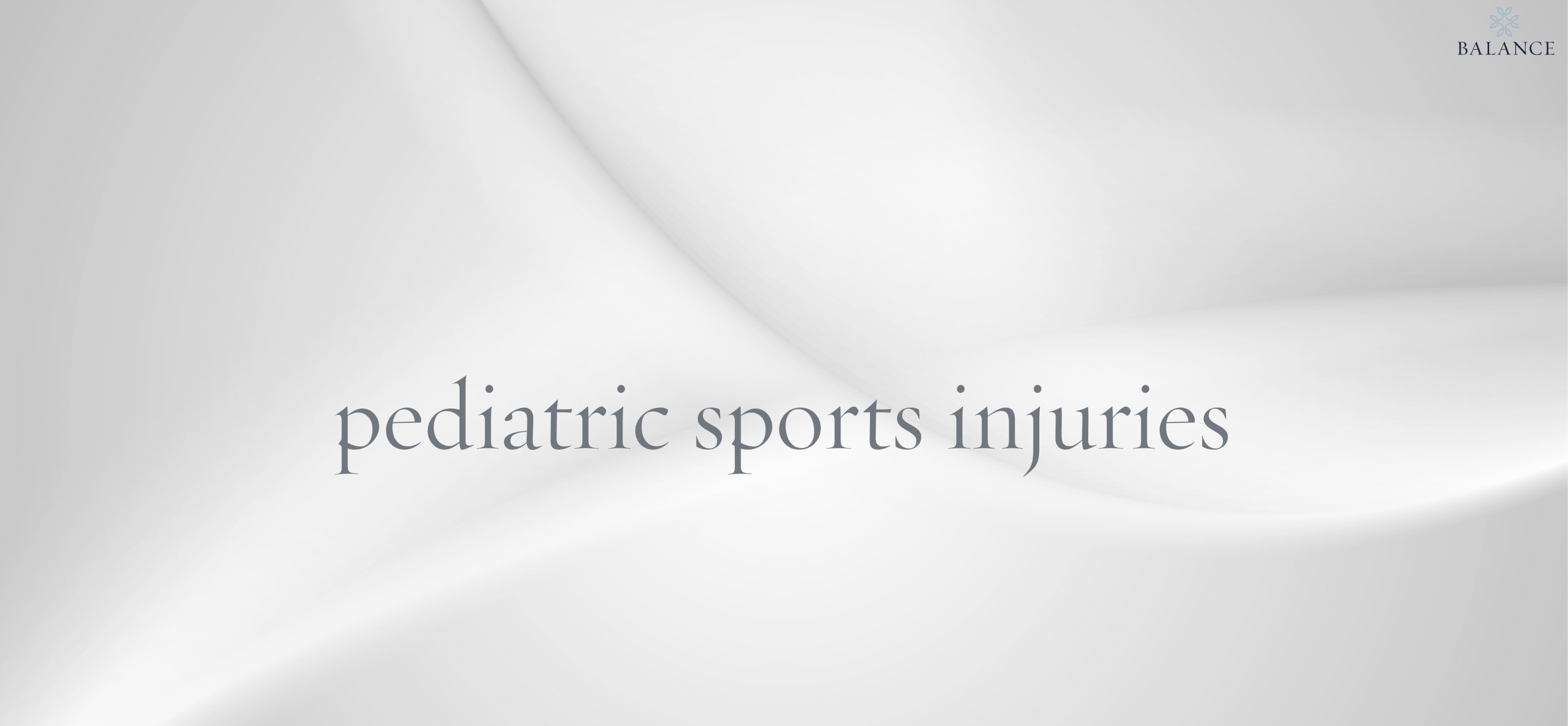 Balance Foot & Ankle - pediatric sports injuries
